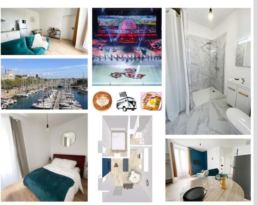 Апартаменты Lorient T2 , Hypercentre , Fibre ,Gare Экстерьер фото