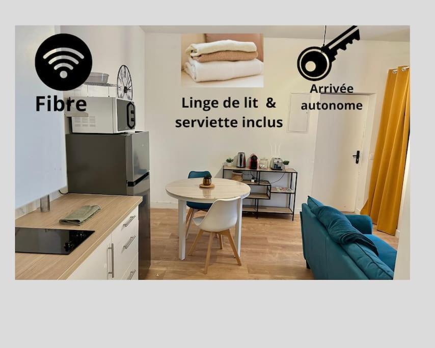 Апартаменты Lorient T2 , Hypercentre , Fibre ,Gare Экстерьер фото